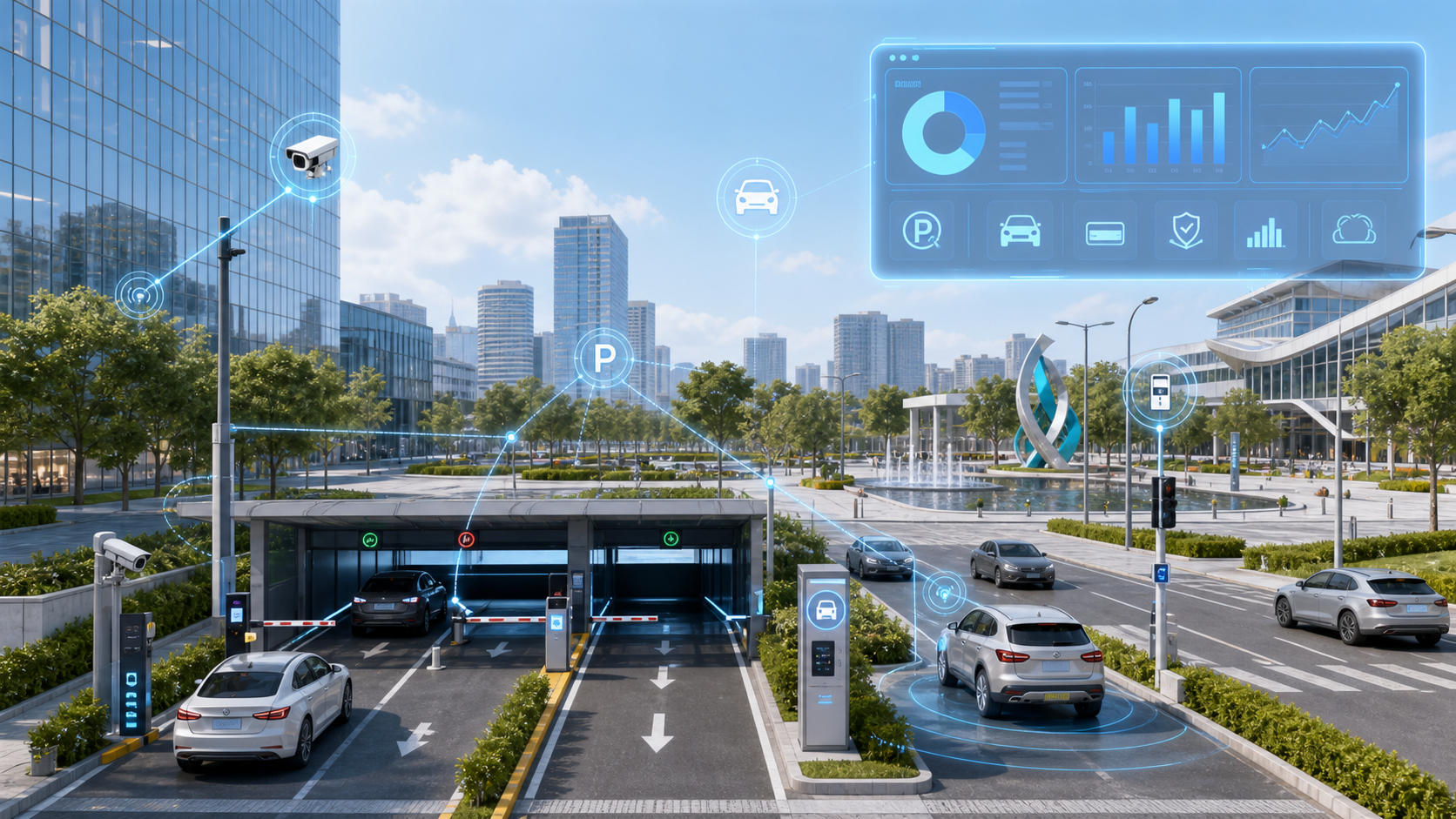 昌如科技城市停车与公共空间项目案例 | 复杂公共空间集成